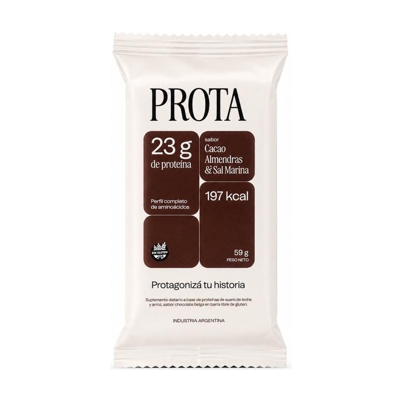 Barrita Cacao, Almendras & Sal Marina
