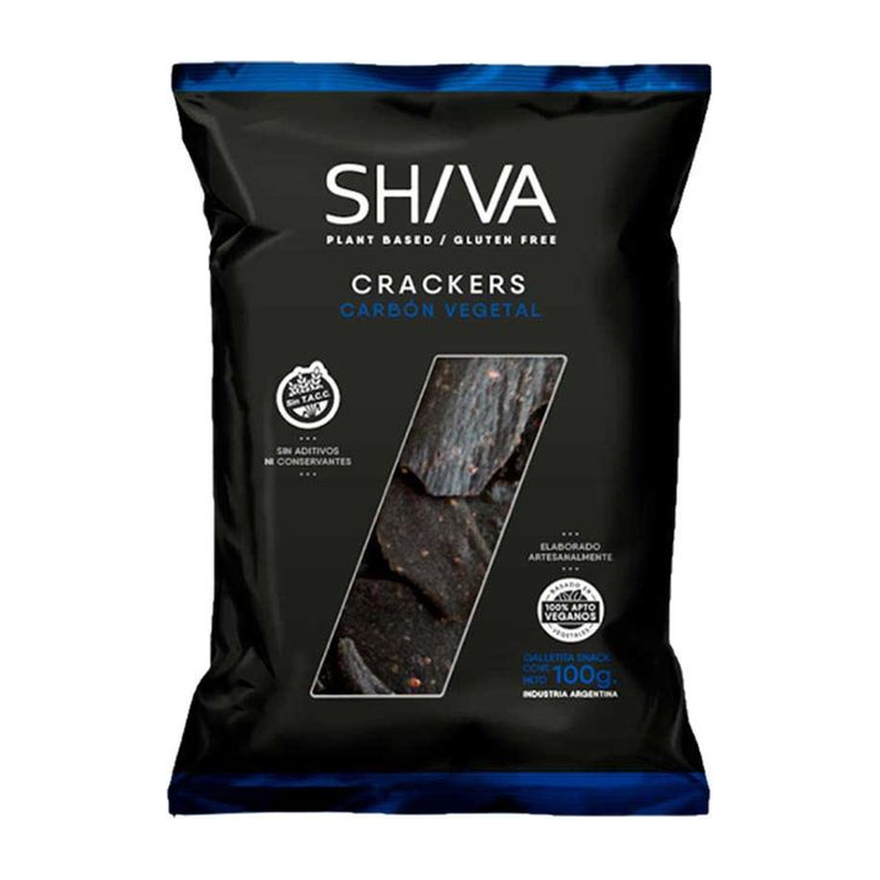 Shiva Crackers Carbón Vegetal